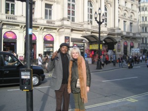 We together in Piccadilly Square, London. My "Boo" says my Aunt! lol  